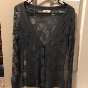 Poetry Gray Button Up Dress Shirt